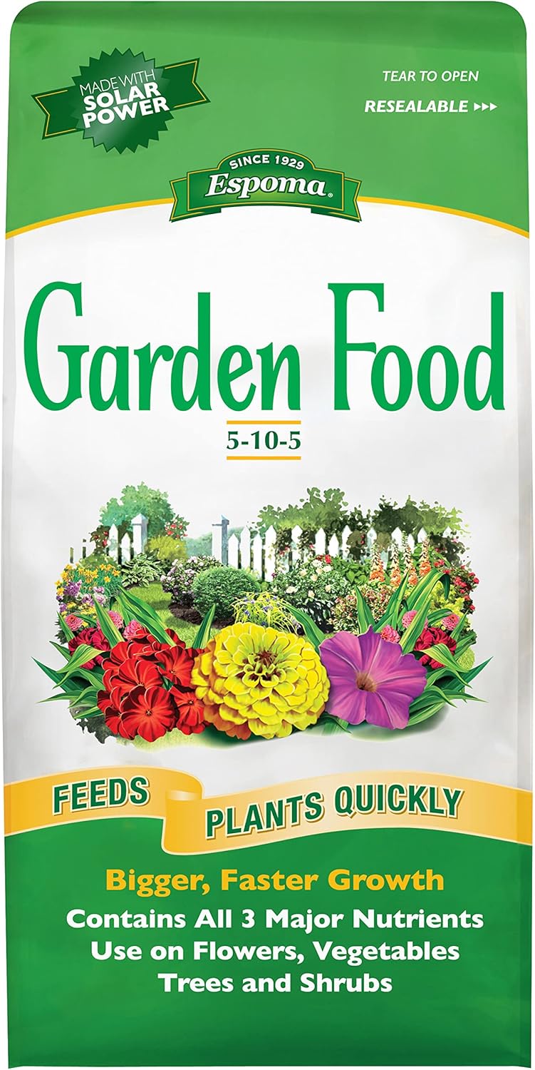 Espoma GF51056 Garden Food Fertilizer 5-10-5, 6.75 lbs (2-Pack)