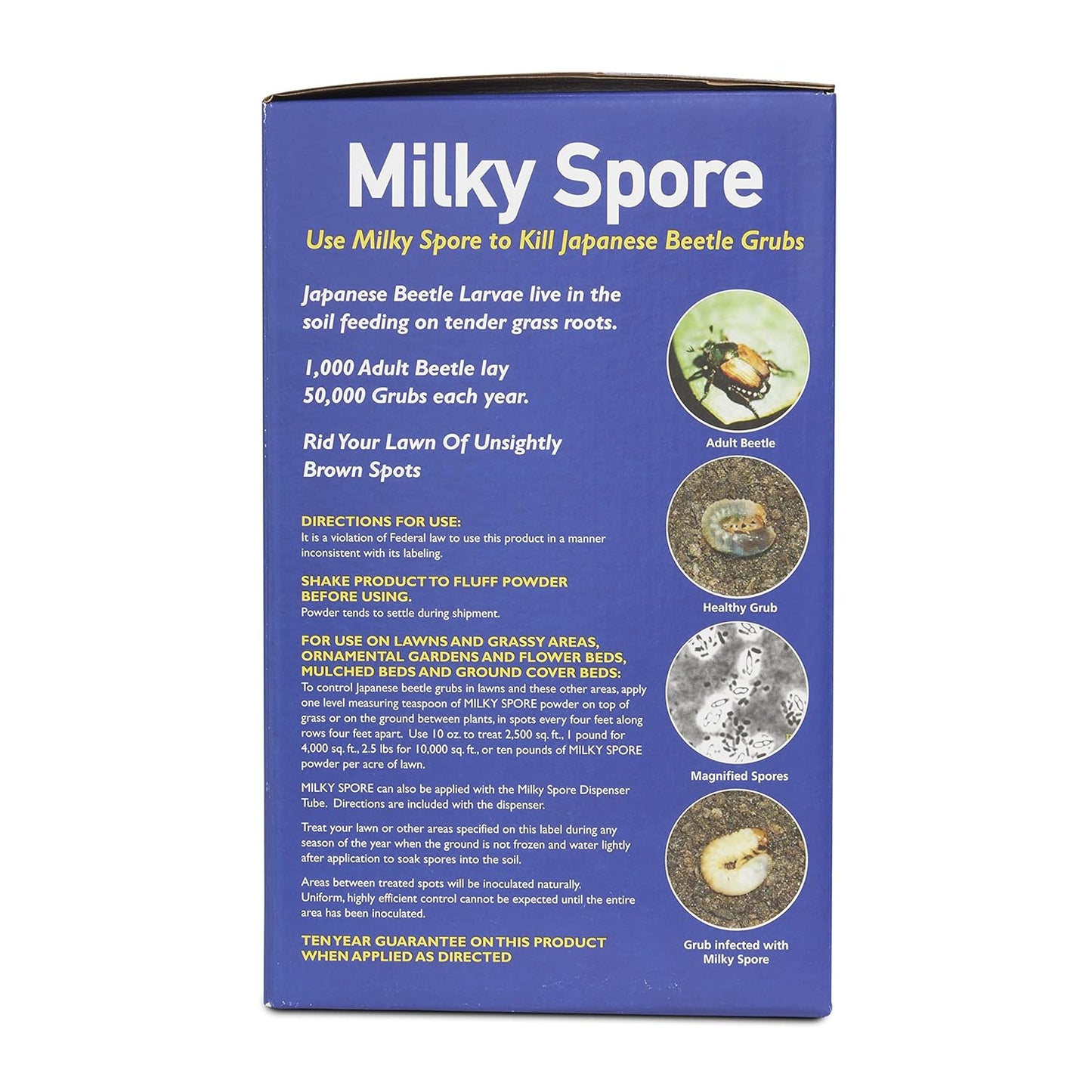 St. Gabriel Organics® Milky Spore Grub Control Powder, 10 Ounce