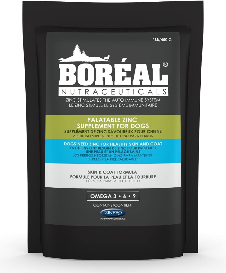 Boréal Palatable Zinc Supplement For Dogs 16 oz Re-Sealable Bag