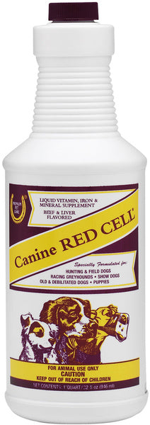 Canine Dog Red Cell Nutritional Supplement Vitamins 32 fl oz