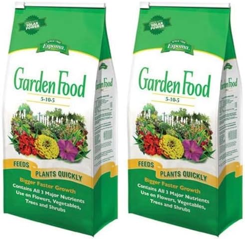 Espoma GF51056 Garden Food Fertilizer 5-10-5, 6.75 lbs (2-Pack)