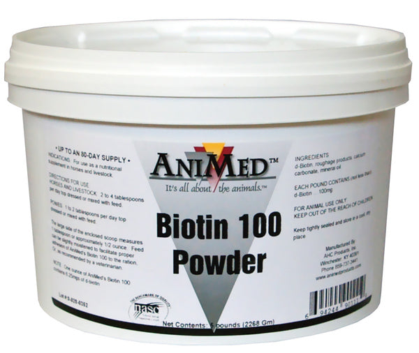 Biotin 100 Powder 5-lb Jar