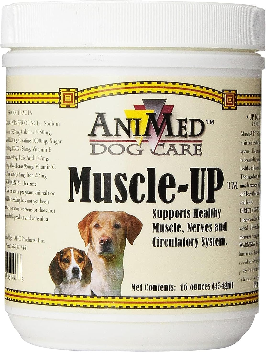 AHC Products Muscle Up Powder for Dogs, 16-Ounce